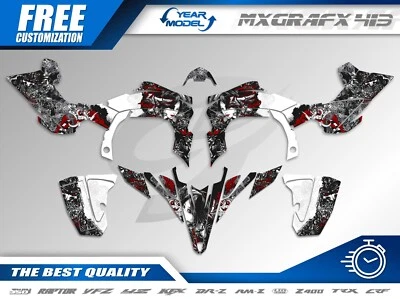 Yamaha YFZ 450R graphics kit 2009 2010 2011 2012 2013 decals stickers atv utv - Image 1 of 4