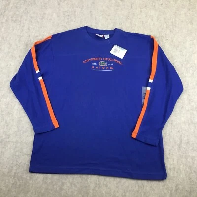Camiseta De Colección Cadre Florida Gator Para Hombre Grande Azul Raglán Manga Larga Algodón Foto 1 de 4