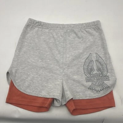 HARLEY DAVIDSON NIÑAS DOBLE CAPA PANTALONES CORTOS ELÁSTICOS CON BOLSILLO TRASERO - 4032207 Foto 1 de 4