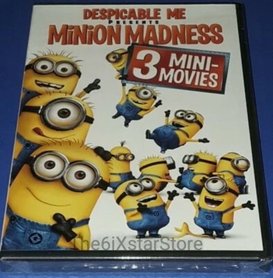 DESPICABLE ME Minion Madness DVD - 2011 NEW 3 Mini Movies Comedy Family Kids NR - Image 1 of 2
