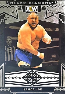 2024 Upper Deck Black Diamond AEW /149 Samoa Joe #26 - Image 1 of 2