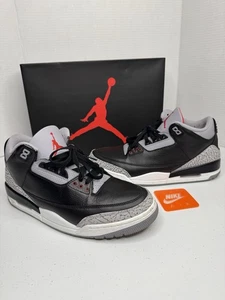 Size 11.5 - Air Jordan 3 Retro OG 2024 Black Cement - Picture 1 of 9