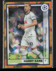 2022-23 Merlin UEFA Club Competitions #137 Harry Kane Gold Atomic Refractor #/50 - Picture 1 of 2
