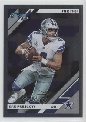 2019 Panini Donruss Press Proof Silver /100 Dak Prescott #73 - Image 1 of 2