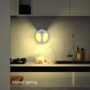 Kompaktes weißes Nachtlicht mit intelligenter Bewegungsaktivierung und Wiederau - Photo 1/14