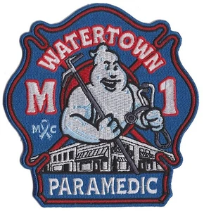 Watertown, MA M1 Paramedic Casper the Ghost Fire Patch - NEW - Picture 1 of 1