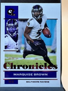 2020 Panini Chronicles Football Marquise Brown Baltimore Ravens Pink #9 - Picture 1 of 4