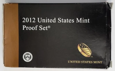 2012-S U.S. Clad Proof Set: Complete 14-Coin Set, with Box and COA - Image 1 of 3