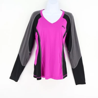 Camiseta FILA Activewear para mujer talla XL rosa mezcla de poliéster mezcla de poliéster Foto 1 de 4