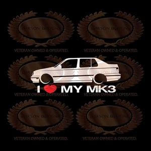 I Love My MK3 Decal Sticker For VW Volkswagen Jetta Vento - Picture 1 of 1