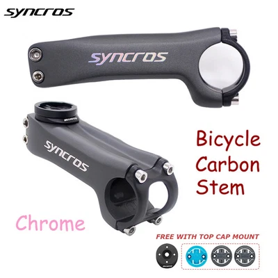 Carbon Road Bike Stem -6°/-17° Degree 31.8mm Road/MTB Bicycle Handlebar Stem - Image 1 of 4