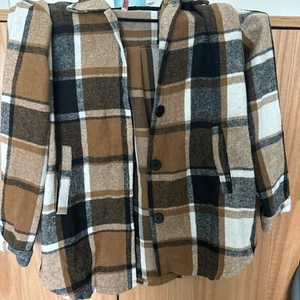 Bonnie Bianca Flannel Jacket Kids Size 8/10 - Picture 1 of 4