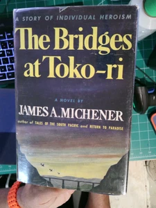 The Bridges at Toko-Ri by James Michener (1953) HC.DJ. Michener Signed - Picture 1 of 4