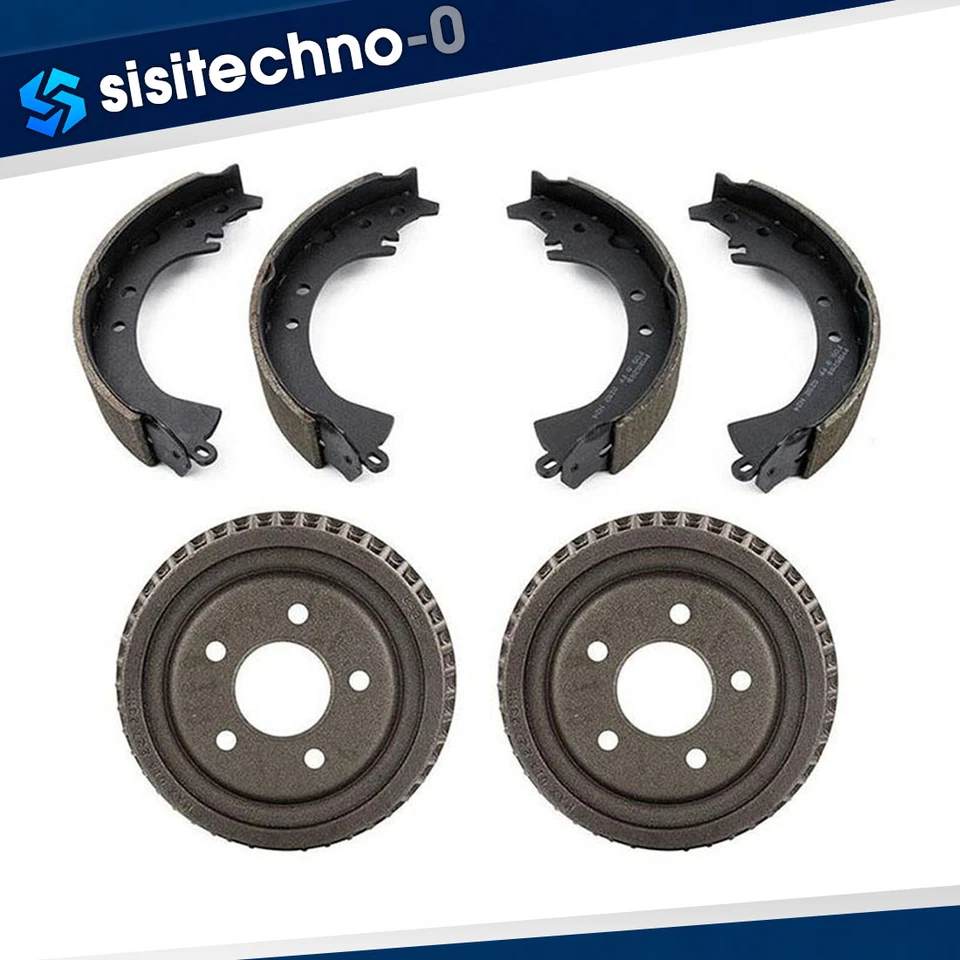 Rear Brake Drums & Shoes for 1987-1991 Toyota Camry - Изображение 1 из 2