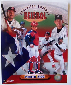 PUERTO RICO ALL-STARS OF BASEBALL 8X10 YANKEES DODGERS *CON LICENCIA* ¡MUY RARO! - Imagen 1 de 1