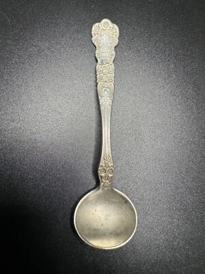 Cuchara de sal maestra de plata esterlina Buttercup de Gorham 3 1/2" Foto 1 de 4