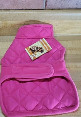 Abrigo chaqueta de granero acolchada Simply Dog rosa intenso talla: XSmall Foto 1 de 2