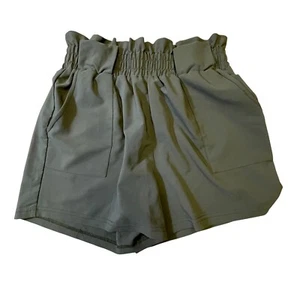 Borsa di carta Grace Karin verde oliva pantaloncino vita alta tasche casual taglia small - Foto 1 di 5