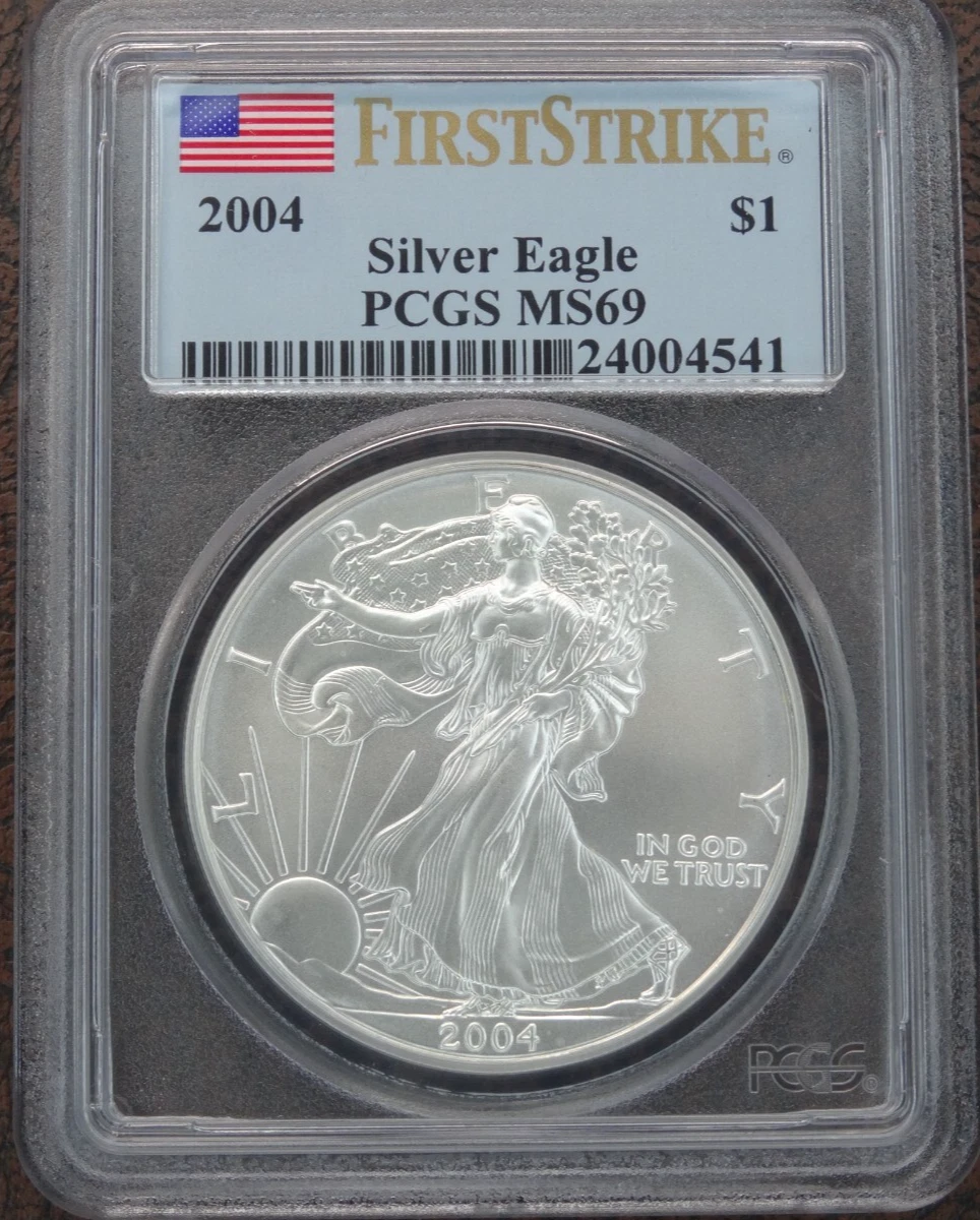 American Eagle MS 69 Graded 2004 Silver Bullion Coins for sale | eBay