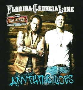 Florida Georgia Line 2014 Anything Goes Tailgate Size XL t shirt COORS LIGHT HTF - Picture 1 of 7