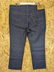 Levis 517 Rigid Blue Jeans Bootcut Made In USA Vintage 1976 Deadstock W42 L32 - Picture 1 of 12