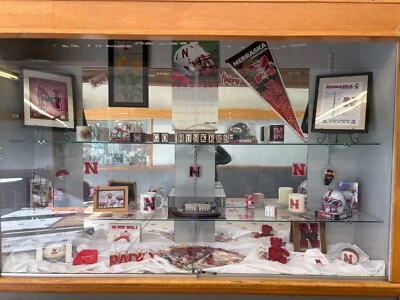 Nebraska Cornhusker Memorabilia, Lots of Items, Magazines, Pennant, Helmet +++++ - Image 1 of 4