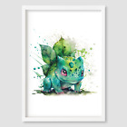 Pok&#233;mon First Generation Poster Gaming Retro  Print Picture Gift Home A4 A3 A2