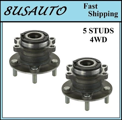 Conjunto de cojinete de cubo de rueda trasera apto para MITSUBISHI OUTLANDER 4x4 2014-2020 (par) Foto 1 de 3