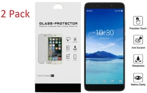 2 Pack Tempered Glass for Alcatel 7 7X / Revvl 2 Plus / Alcatel 7 Folio 2018 - Picture 1 of 1