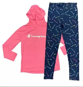 Champion Girl's Lightweight Hoodie & Legging size 5/6 - Picture 1 of 3