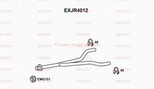 TUBO SCARICO ANTERIORE BM70570 2yr GARANZIA KIT DI MONTAGGIO