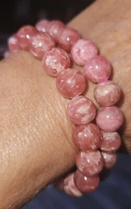 Rhodochrosite Natural Real Stone Bracelets - Picture 1 of 1