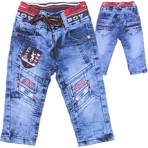 Kinder Kinderjeans Kinderhose Jungen Jeanshose elastischer Bund mit Gummizug - Bild 1 von 3