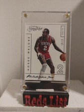 2013-14 Signatures Blue 10/10 Moses Malone #299 Philadelphia 76ers HOF 1 of 1