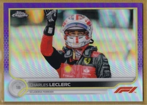 2022 Topps Chrome Formula 1 Purple Refractors #28 Charles Leclerc /399 - Photo 1 sur 2