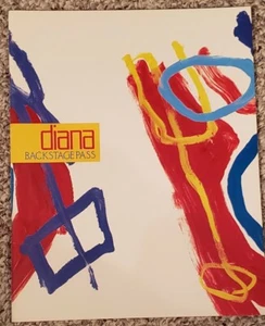 Diana Ross 1991 Backstage Pass Tour Book Concert Program - Picture 1 of 1
