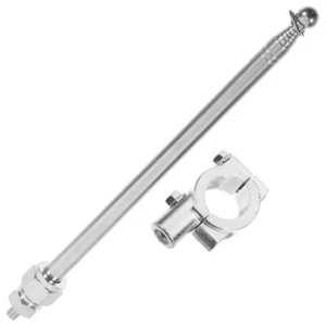  Fahnenhalterung Fuer Motorrad Fahnenmast -Zubehör Motorrad-Lenkerhalterung - Picture 1 of 20