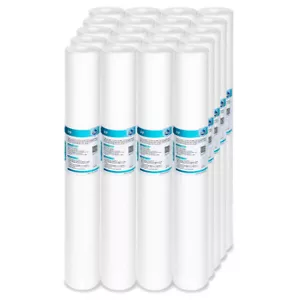 20 Pack 20"x2.5" 1/5/10/20 Micron Sediment Whole House Water Filter RO Cartridge - Picture 1 of 18