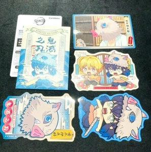 Inosuke Demon Slayer Sticker Set Kimetsu Vrey Rare From Japan BANDAI F/S - Picture 1 of 6