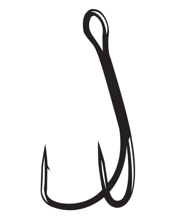 Gamakatsu EWG Double Frog Hook 3 pack Replacement/Upgrade Wide Gap Topwater Hook - Image 1 of 1