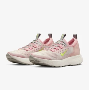 Nike React Escape Flyknit Run Damen-Laufschuhe segelrosa DC4269-101 Gr. 11,5 - Bild 1 von 6