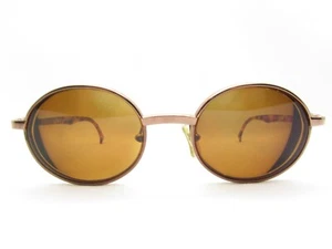 ALAIN MIKLI DESIGNER ROUND HANDMADE EYEGLASSES FRAMES PARIS FRANCE 48-140 115933 - Picture 1 of 13