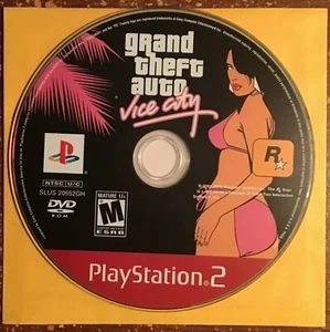 Grand Theft Auto Vice City PS2 Greatest Hits (solo disco) - Imagen 1 de 2