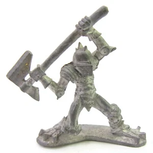 Vtg 1-5/8" Ral Partha 1984 Gremlin With Hatchet On Foot Pewter Mini Figurine - Picture 1 of 5