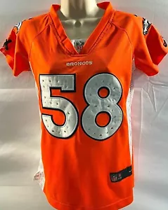 Nike NFL Denver Bronco Neon Jersey #58 Von Miller Womens Size S - Picture 1 of 6