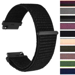 WOCCI Nylon Sport Watch Strap Band 16mm 18mm 20mm 21mm 22mm Soft and Breathable - Picture 1 of 87