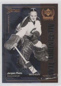 1999-00 Upper Deck Century Legends All-Century Team Jacques Plante #AC6 HOF