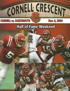 CORNELL BIG RED VS DARTMOUTH BIG GREEN 2004 PROGRAMMA CALCIO IVY LEAGUE - Foto 1 di 1
