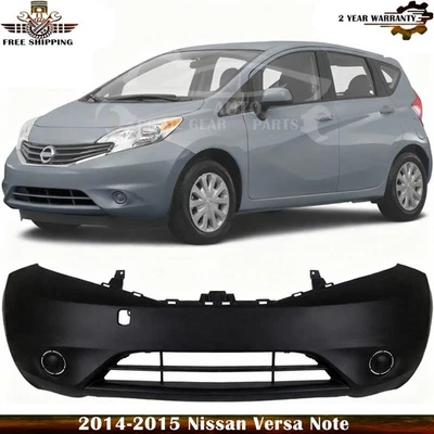 Front Bumper Cover Fascia Paintable For 2014-2015 Nissan Versa Note Foto 1 de 4