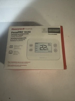 Honeywell Home FocusPRO N100 Thermostat Non-Programmable, TH1110U4000 - Image 1 of 2
